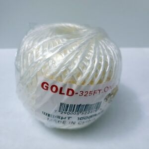 BNIP - 325ft Nylon Polyester Packing DIY Projects Bundling Parcels Twine Rope